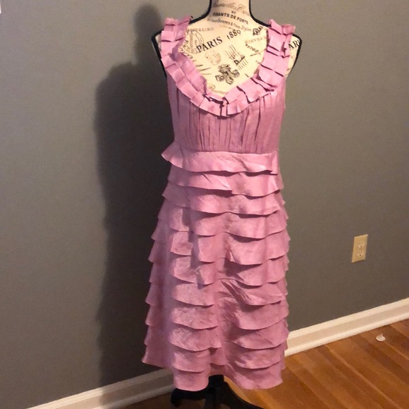 London Times Dresses & Skirts - London Times Shimmery Ruffle Dress